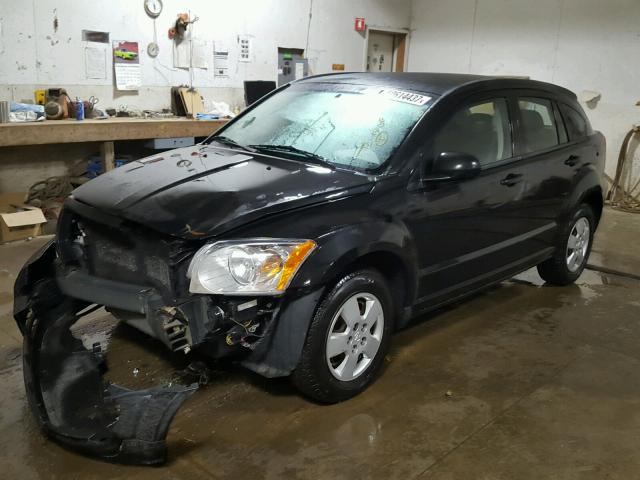 1B3HB28BX8D681871 - 2008 DODGE CALIBER BLACK photo 2