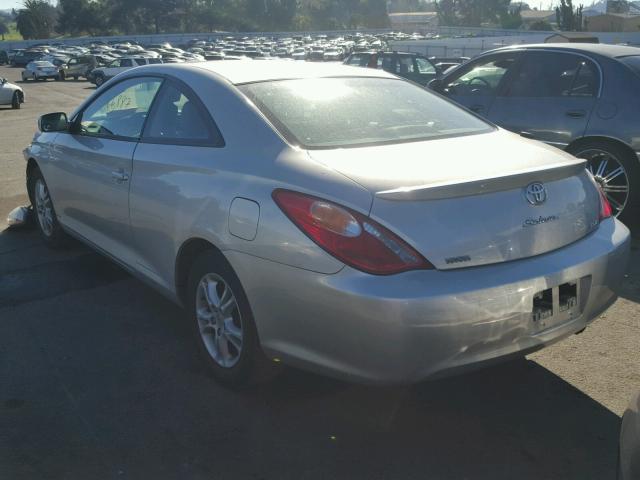 4T1CE30PX4U800442 - 2004 TOYOTA CAMRY SOLA SILVER photo 3