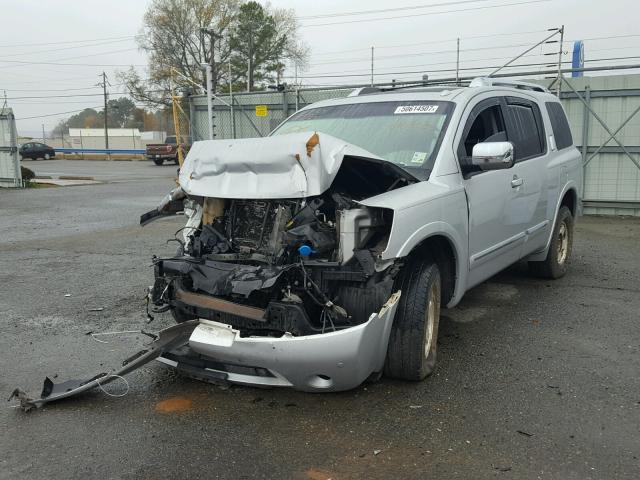 5N1BA0ND5CN610903 - 2012 NISSAN ARMADA SV SILVER photo 2