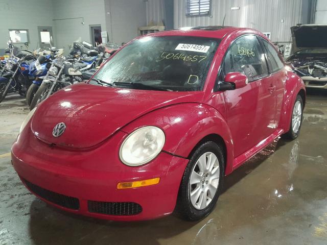 3VWRW31CX8M514198 - 2008 VOLKSWAGEN NEW BEETLE RED photo 2