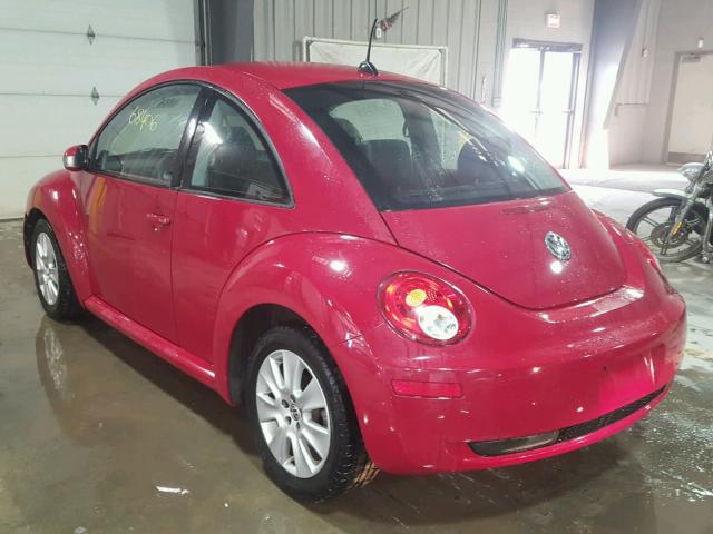 3VWRW31CX8M514198 - 2008 VOLKSWAGEN NEW BEETLE 红色 照片 3