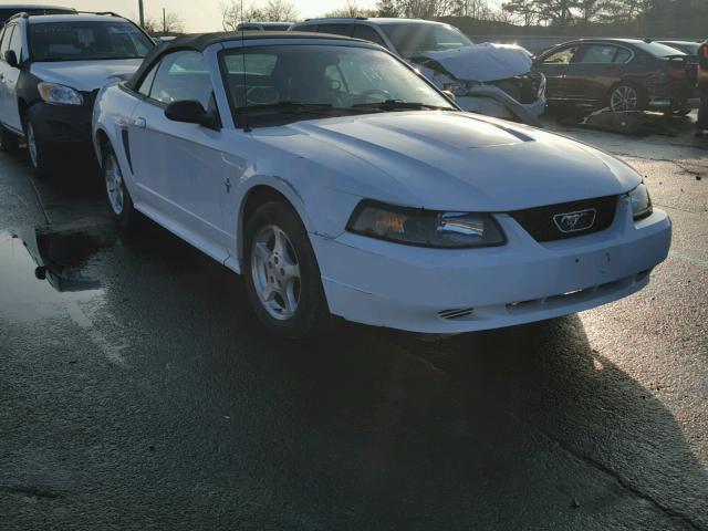1FAFP44433F360350 - 2003 FORD MUSTANG WHITE photo 1