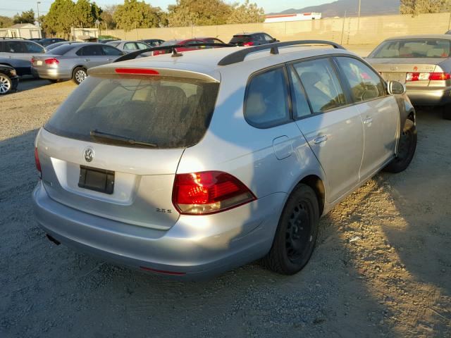 3VWKP7AJ3CM664277 - 2012 VOLKSWAGEN JETTA S SILVER photo 4