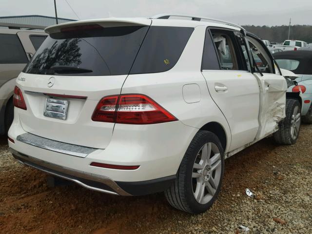 4JGDA5JB7FA535692 - 2015 MERCEDES-BENZ ML 350 WHITE photo 4