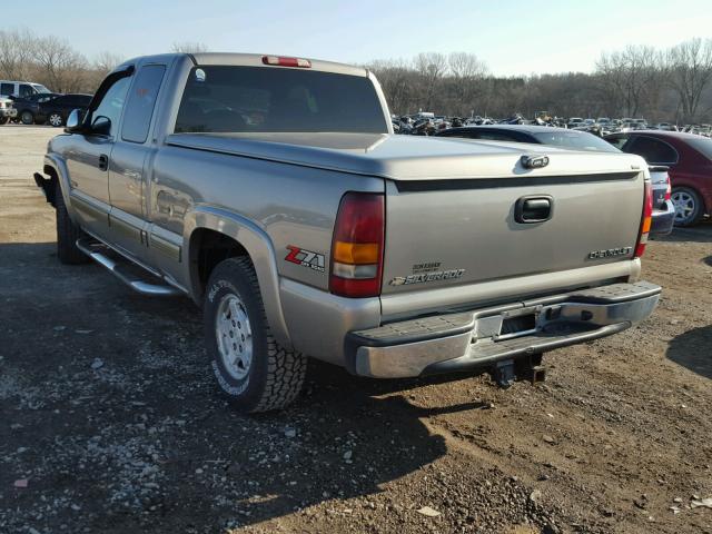 2GCEK19T021295756 - 2002 CHEVROLET SILVERADO SILVER photo 3