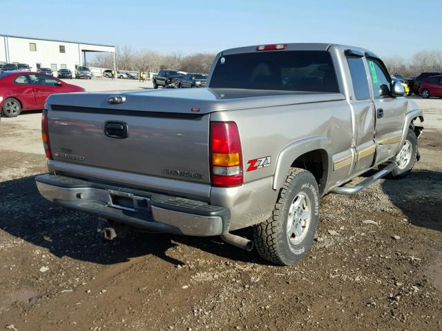 2GCEK19T021295756 - 2002 CHEVROLET SILVERADO SILVER photo 4