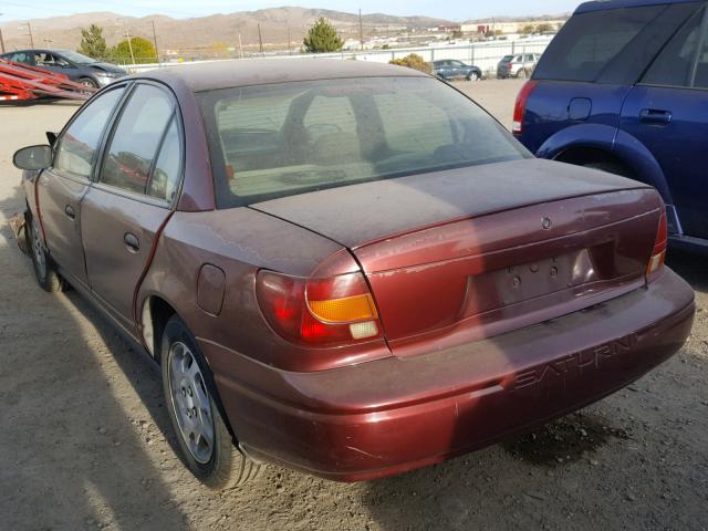 1G8ZF52892Z240341 - 2002 SATURN SL RED photo 3