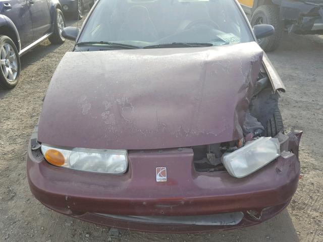 1G8ZF52892Z240341 - 2002 SATURN SL RED photo 7