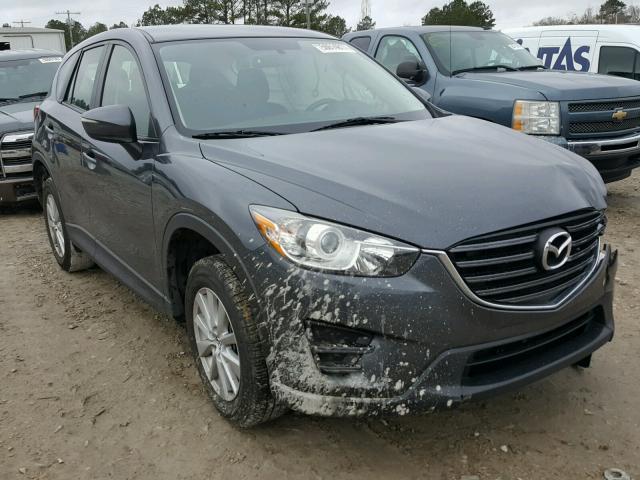 JM3KE2BY6G0658674 - 2016 MAZDA CX-5 SPORT GRAY photo 1