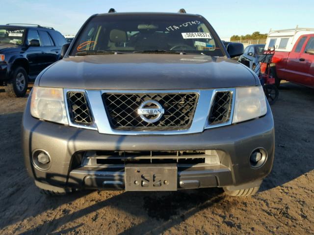 5N1AR18B78C609369 - 2008 NISSAN PATHFINDER BROWN photo 9