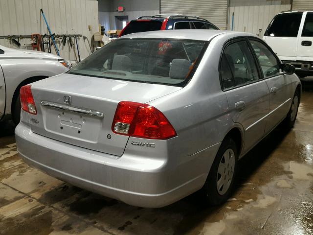 JHMES16553S002651 - 2003 HONDA CIVIC LX SILVER photo 4