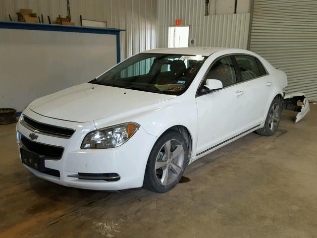 1G1ZC5EU1BF194201 - 2011 CHEVROLET MALIBU 1LT WHITE photo 2