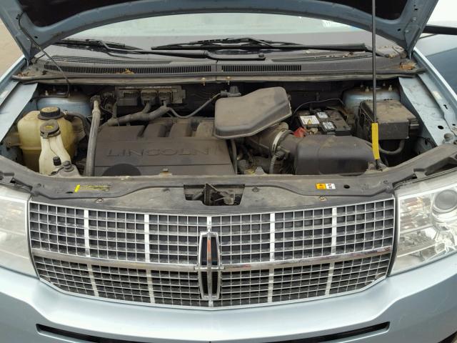 2LMDU88C08BJ04825 - 2008 LINCOLN MKX BLUE photo 7