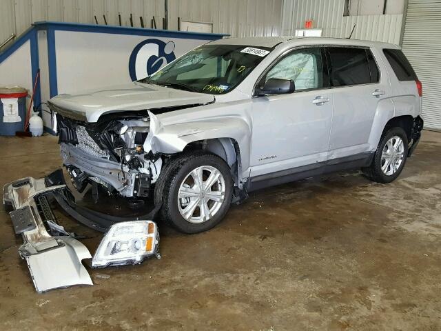 2GKALLEK5H6174998 - 2017 GMC TERRAIN SL SILVER photo 9