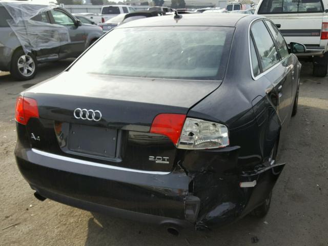 WAUDF78EX7A230476 - 2007 AUDI A4 2.0T QU BLACK photo 4