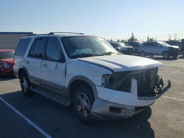 1FMRU17W03LC06252 - 2003 FORD EXPEDITION WHITE photo 1