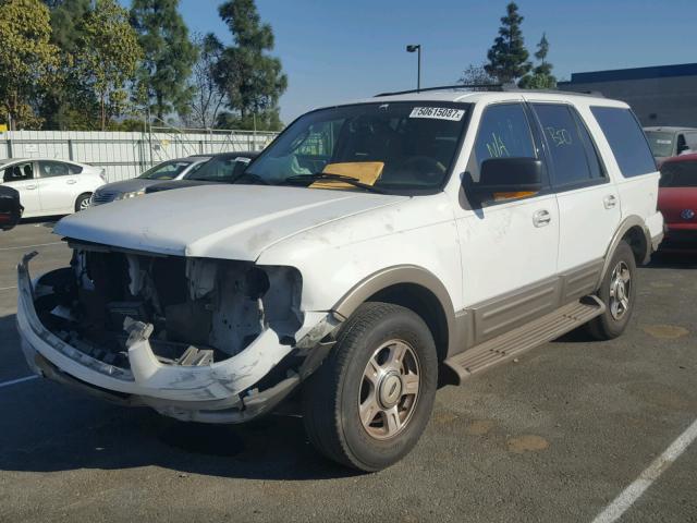 1FMRU17W03LC06252 - 2003 FORD EXPEDITION WHITE photo 2