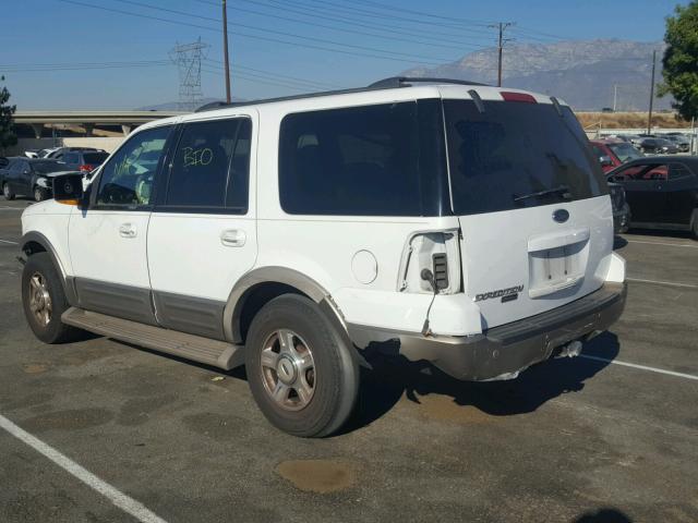 1FMRU17W03LC06252 - 2003 FORD EXPEDITION WHITE photo 3