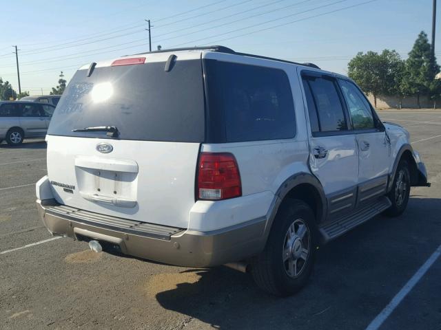 1FMRU17W03LC06252 - 2003 FORD EXPEDITION WHITE photo 4