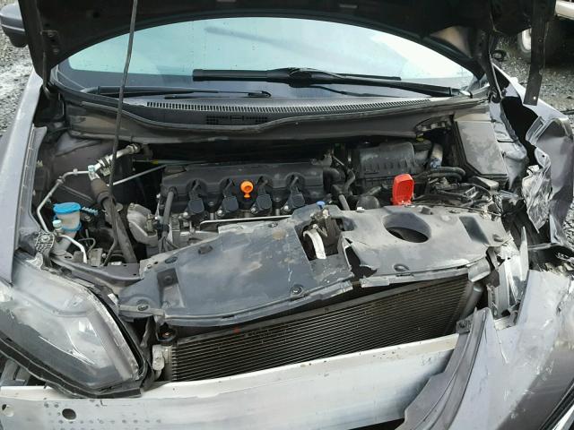 19XFB2F99EE234769 - 2014 HONDA CIVIC EXL رمادي صورة 7