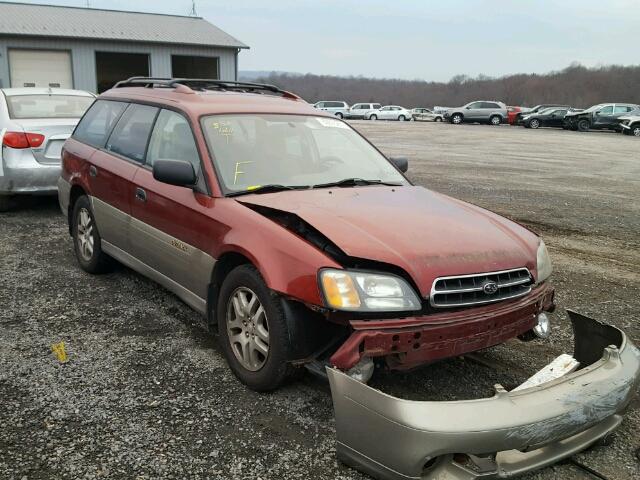 4S3BH675327638663 - 2002 SUBARU LEGACY OUT TWO TONE photo 1