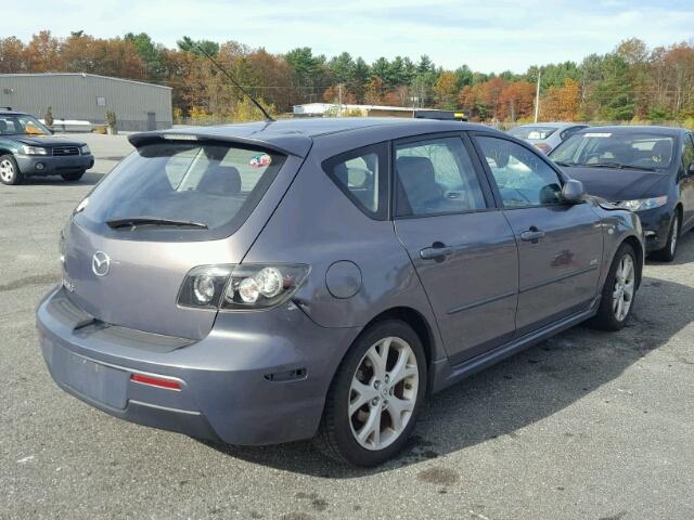 JM1BK344671692500 - 2007 MAZDA 3 HATCHBAC GRAY photo 4