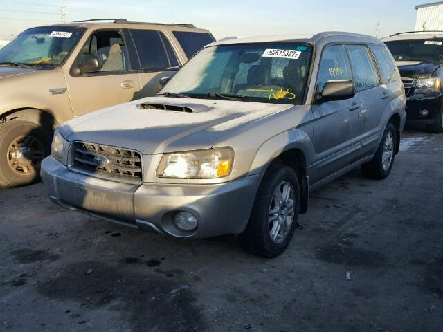 JF1SG69665H716009 - 2005 SUBARU FORESTER 2 SILVER photo 2