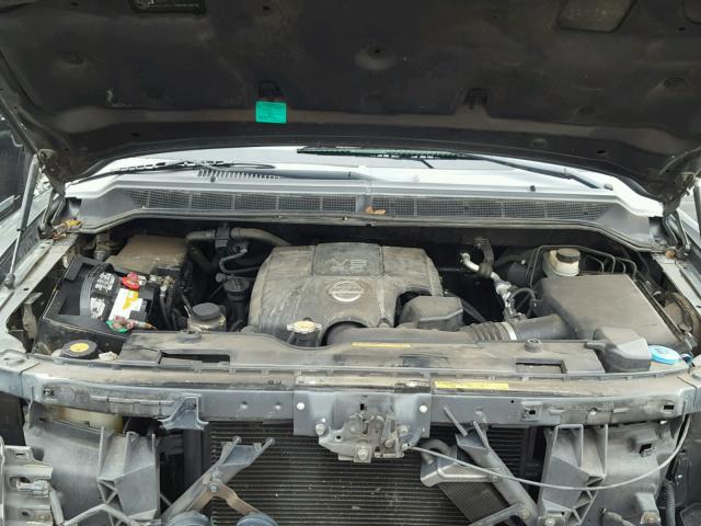 1N6BA06A17N210087 - 2007 NISSAN TITAN XE GRAY photo 7