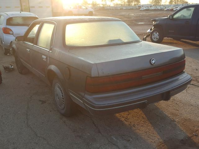 1G4AG54N5P6419709 - 1993 BUICK CENTURY SP GRAY photo 3