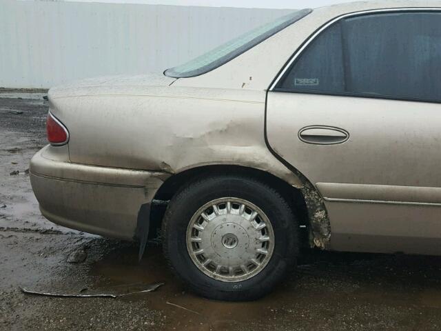 2G4WS52J4Y1244012 - 2000 BUICK CENTURY CU TAN photo 9