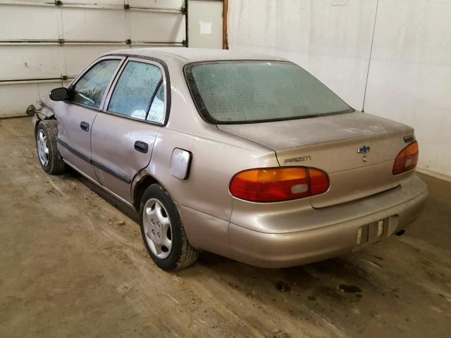 1Y1SK5289YZ410687 - 2000 CHEVROLET GEO PRIZM 棕色 照片 3