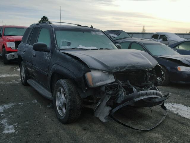 1GNDT13S282251640 - 2008 CHEVROLET TRAILBLAZE BLACK photo 1