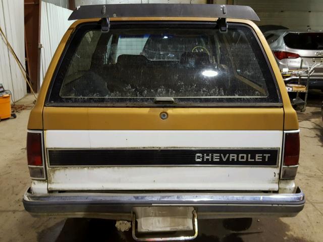 1G8CT18B4F0148042 - 1985 CHEVROLET BLAZER S10 TWO TONE photo 9