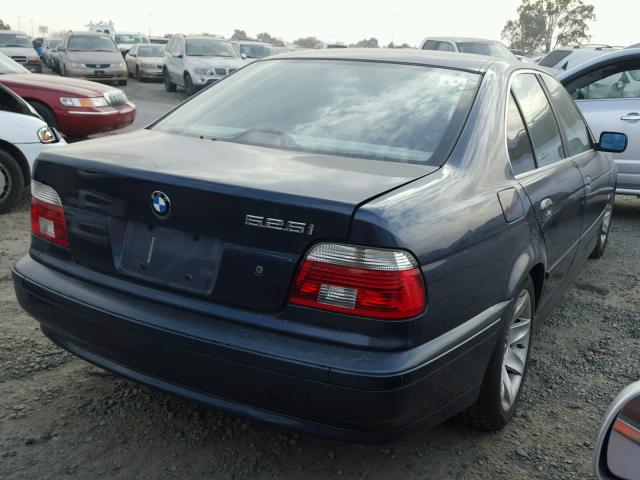 WBADT43463G024195 - 2003 BMW 525 I AUTO BLUE photo 4