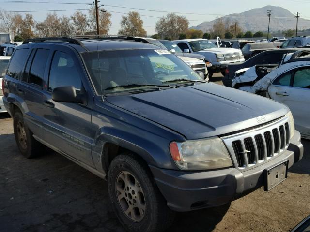 1J4GX48S11C697972 - 2001 JEEP GRAND CHER BLUE photo 1