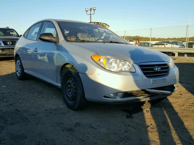 KMHDU4AD9AU865909 - 2010 HYUNDAI ELANTRA BL SILVER photo 1