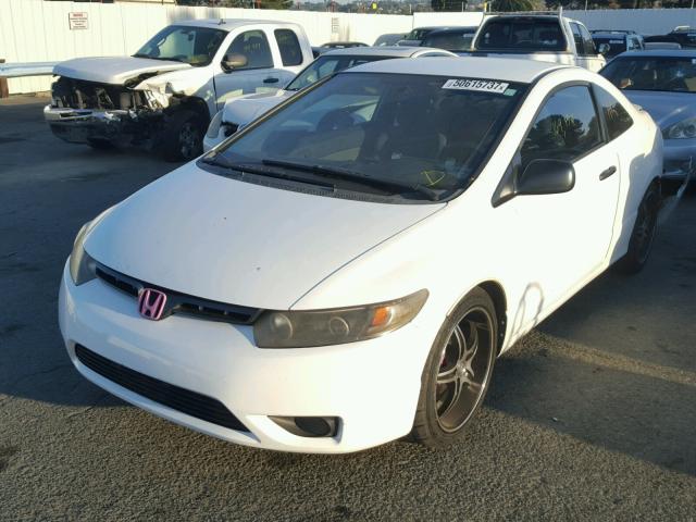 2HGFG12276H511494 - 2006 HONDA CIVIC DX WHITE photo 2