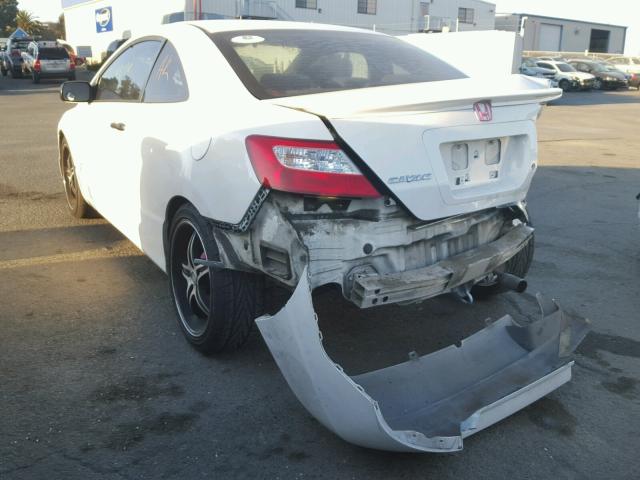 2HGFG12276H511494 - 2006 HONDA CIVIC DX WHITE photo 3