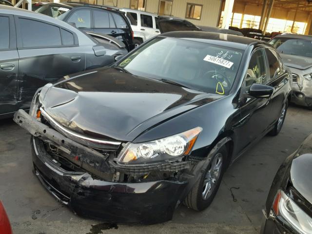 1HGCP2F66BA129858 - 2011 HONDA ACCORD SE BLACK photo 2