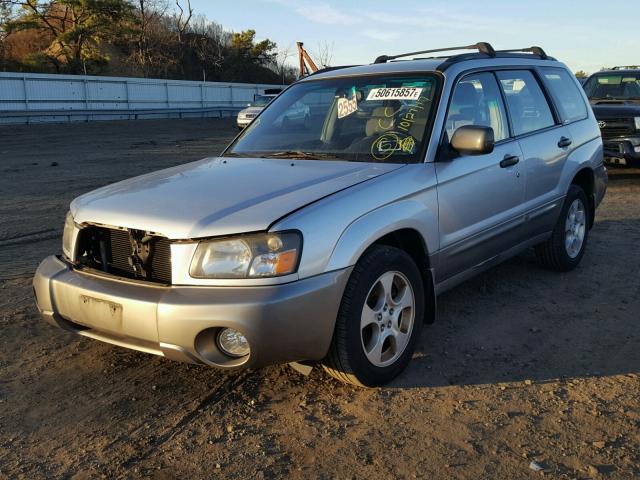 JF1SG65634H747982 - 2004 SUBARU FORESTER 2 SILVER photo 2