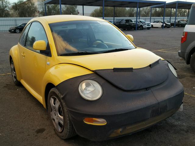 3VWCC21C7YM455412 - 2000 VOLKSWAGEN NEW BEETLE YELLOW photo 1