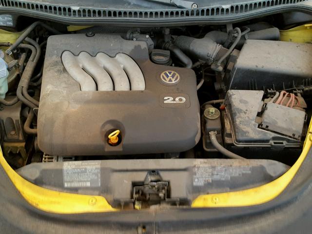 3VWCC21C7YM455412 - 2000 VOLKSWAGEN NEW BEETLE YELLOW photo 7