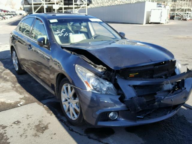 JN1CV6AP3BM300207 - 2011 INFINITI G37 BASE BLUE photo 1