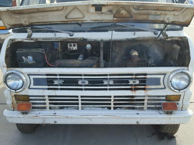 E24AHL27883 - 1971 FORD ECONOLINE WHITE photo 7