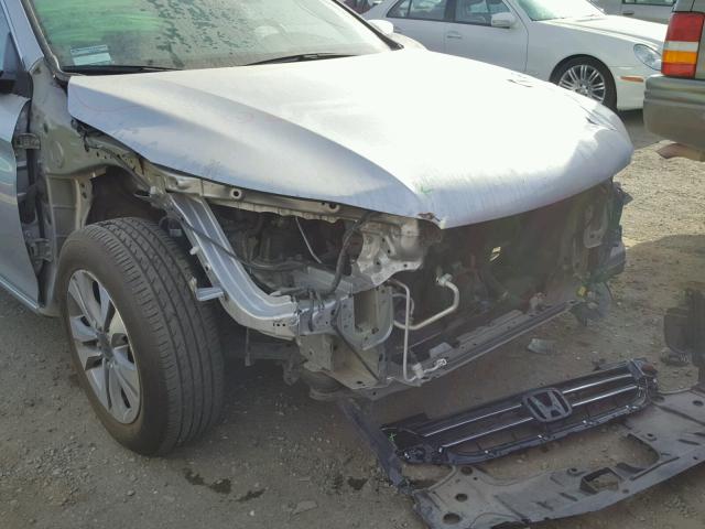 1HGCR2F3XEA041125 - 2014 HONDA ACCORD LX SILVER photo 9