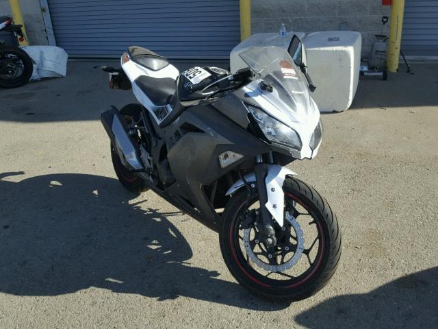 JKAEX8A14EA003003 - 2014 KAWASAKI EX300 A WHITE photo 1