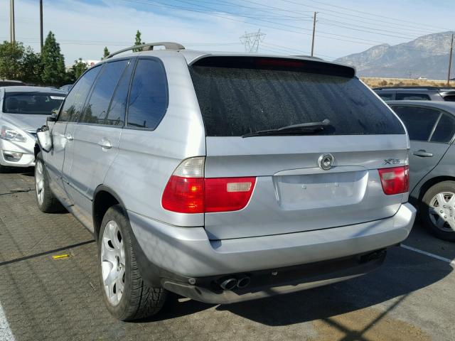 WBAFB33541LH18891 - 2001 BMW X5 4.4I SILVER photo 3