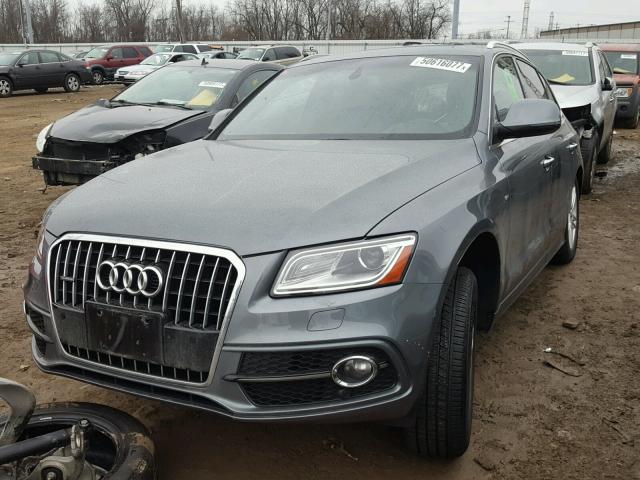 WA1D7AFP6HA013892 - 2017 AUDI Q5 PREMIUM GRAY photo 2