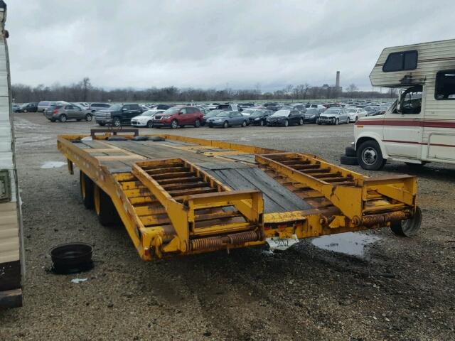 22852 - 1980 MILL TRAILER YELLOW photo 3