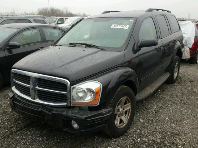 1D4HB48NX4F102657 - 2004 DODGE DURANGO SL BLACK photo 2